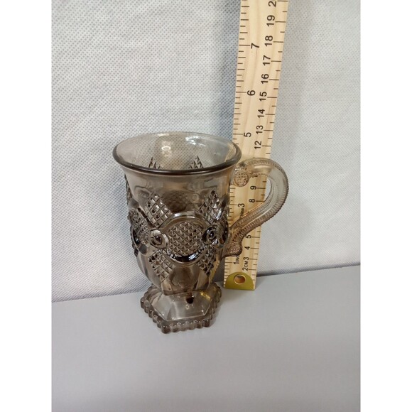 Avon Smoke Brown 1876 Cape Cod Collection Pedestal Coffee Mug Cup Irish Retro - Picture 8 of 9